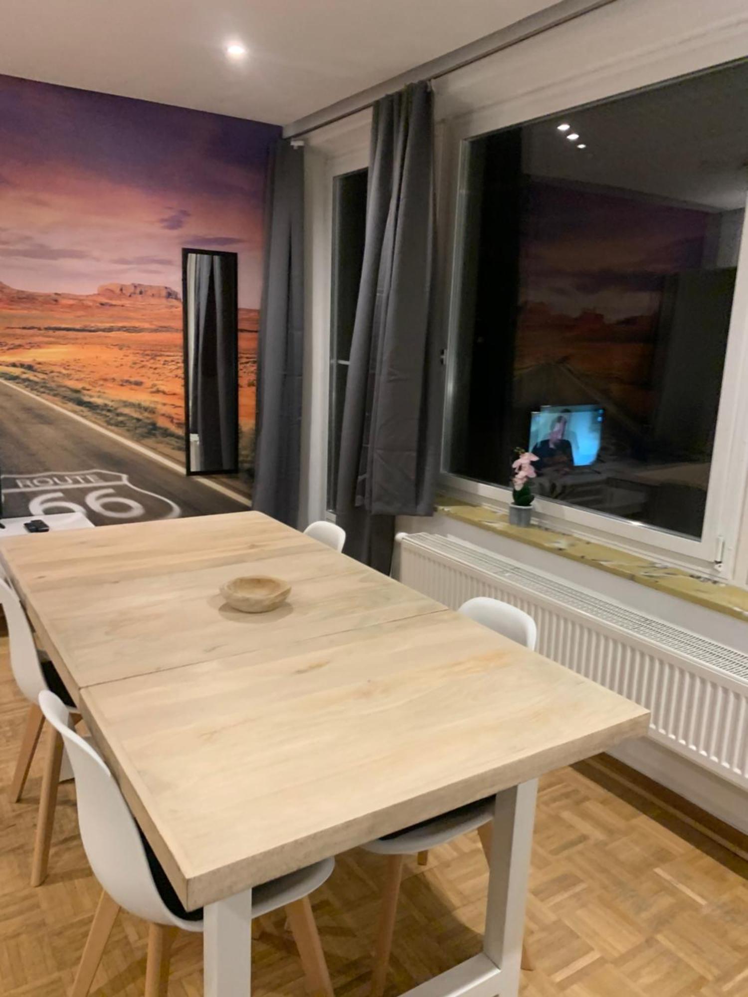Mainpark Apartment 4 Schlafzimmer Bis Zu 10 Personen Direkt Ueber Aschaffapartment Bei Aschaffenburg Mainaschaff Екстериор снимка