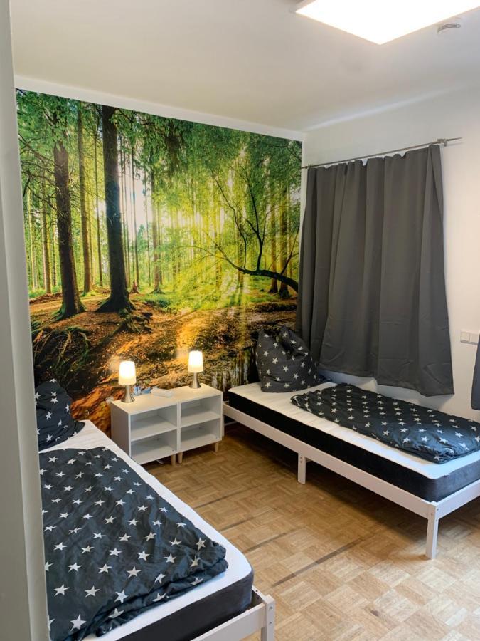 Mainpark Apartment 4 Schlafzimmer Bis Zu 10 Personen Direkt Ueber Aschaffapartment Bei Aschaffenburg Mainaschaff Екстериор снимка